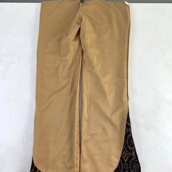 Vintage Bisou Bisou Boho Lace Brocade Pants Sz M - Picture 7 of 9